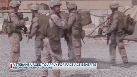 Veterans: Important deadline coming up for PACT Act benefits